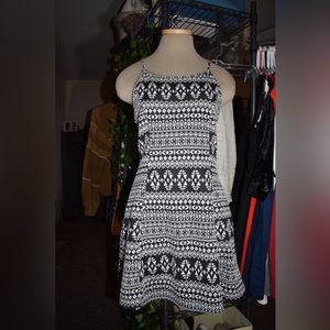 LA hearts tribal print strapless dress from pacsun